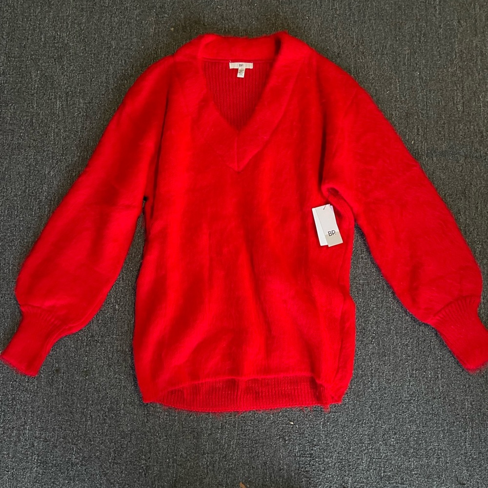 Red sweater